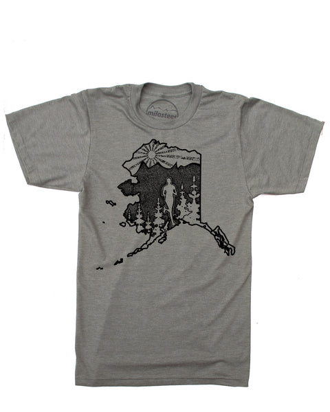 Alaska Shirt- Running Print on Soft Threads for Adventure or City Slicking!
