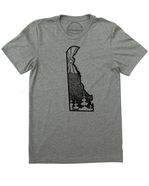 Delaware Home Shirt | Original Nature Graphic | Hand Screen Print on Soft 50/50 Tee's | Elevate the Day!