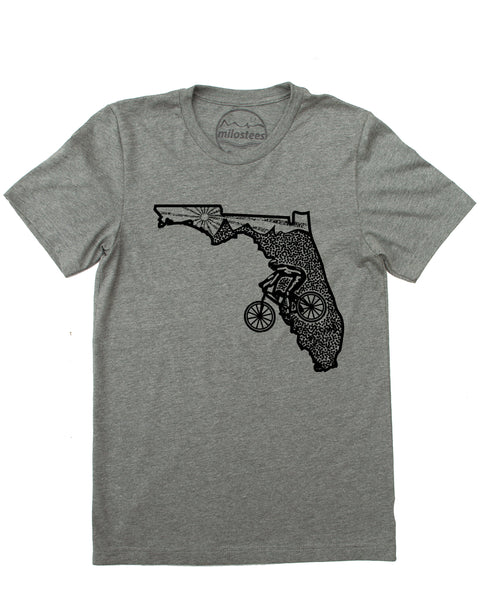 Florida Home Shirt | Mountain Bike Style Hand Screen Printed on Soft 50/50 Tee's