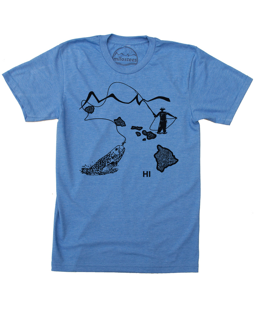 Graphic Fly Fishing Shirt, Simple Design on Soft Wears- Elevate the day!