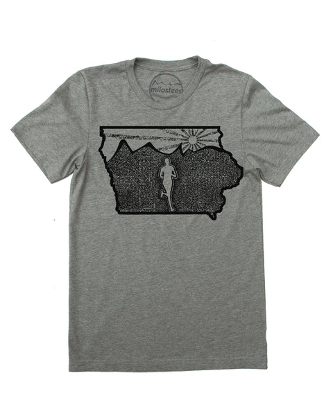Run Iowa Shirt | Original Runners Print on Soft Wears!