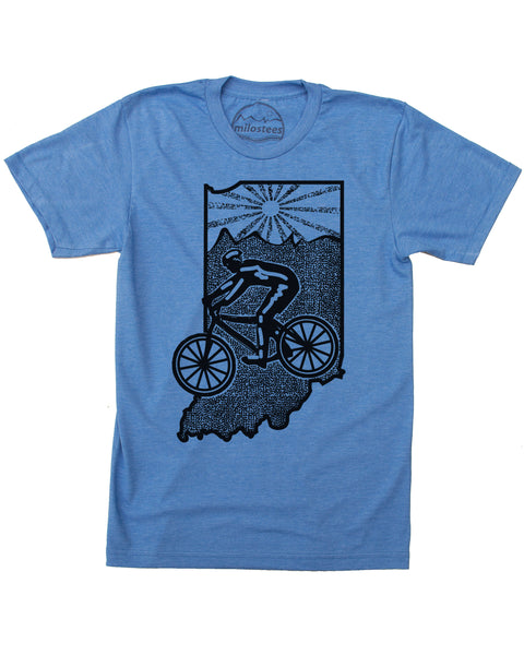 Indiana Cycling Shirt | Original MTB Illustration | Sustainably Made