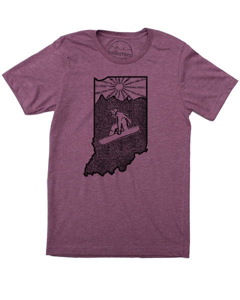 Indiana Home Shirt | Original Snowboarding Graphic on Soft 50/50 Threads | Elevate the Day!