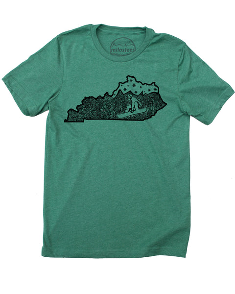 Kentucky Shirt | Original Snowboarding Graphic | Hand Printed on Soft 50/50 Threads | Elevate the Day