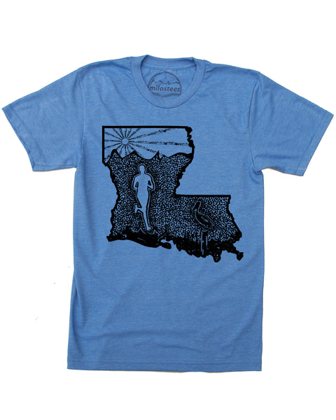 Run Louisiana Shirt - Soft Wears - Bajou Adventures - New Orleans Dancing!