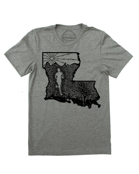 Run Louisiana Shirt - Soft Wears - Bajou Adventures - New Orleans Dancing!