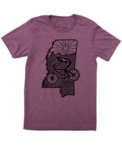 Mississippi Home Shirt | Mountain Bike Graphic | Screen Print on Soft 50/50 Tee's | Elevate the Day!