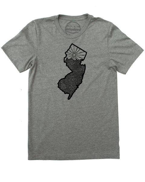 New Jersey Shirt | Nature Inspired Graphic | Hand Screen Print on 50/50 Tee's