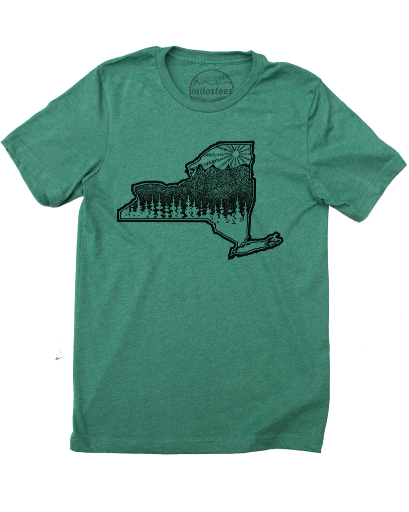 New York Shirt | Nature Graphic | Hand Screen Printed on Soft 50/50 Tee's | Elevate the Day!