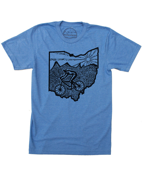 Ohio Mountain Bike Shirt | Original Graphic Screen Printed on Soft Apparel!