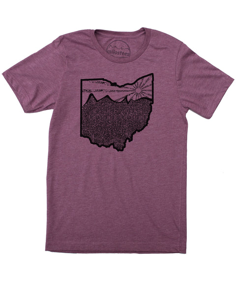 Ohio Home Shirt | Original Nature Graphic | Hand Print on Soft 50/50 Tee's | Elevate the day!