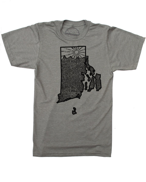 Rhode Island Home Shirt | Wilderness Graphic on Soft 50/50 Tee's | Elevate the Day!