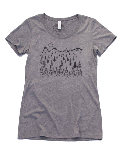 Sun Mountain T-shirt, Women's Form Fitting Style