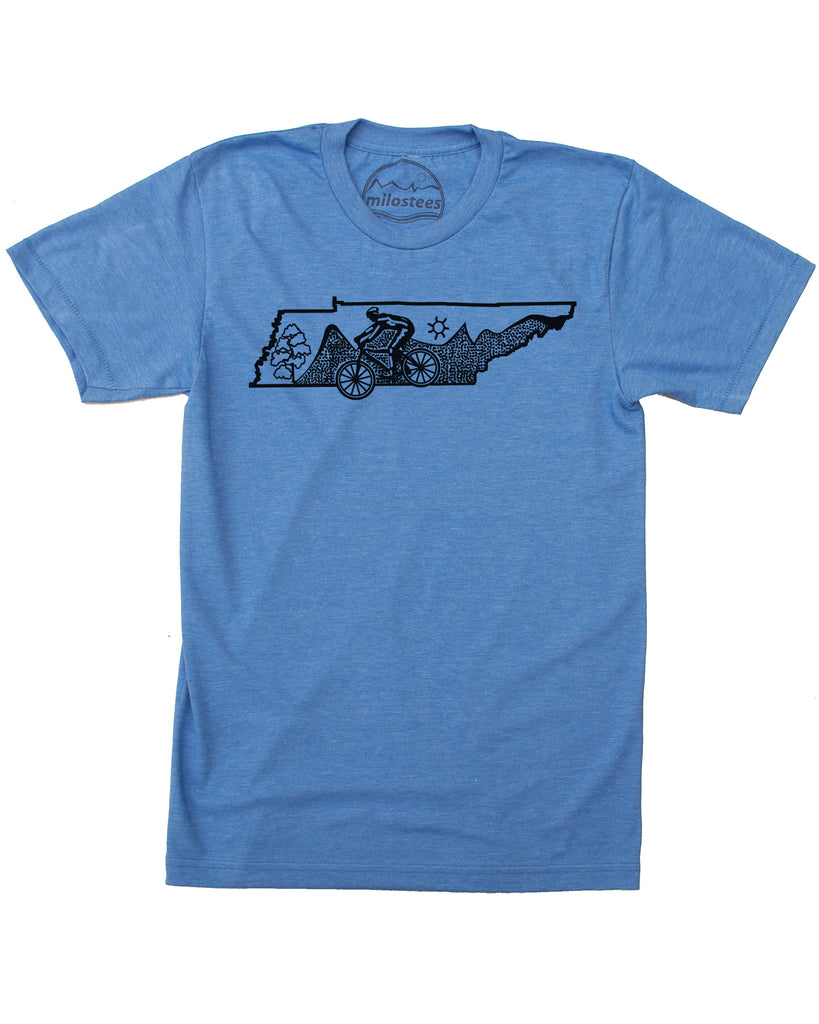 Tennessee Shirt | Mountain Bike Style | Hand Screen Print on Soft 50/50 Tee's