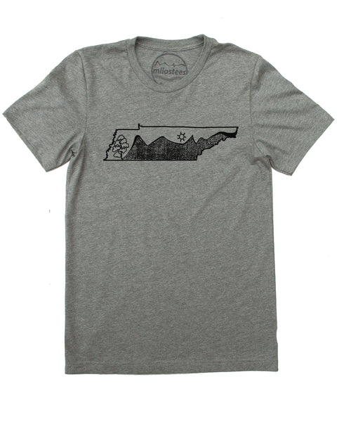Tennessee Home Shirt with the Great Smoky Mountains- Go Vol's!