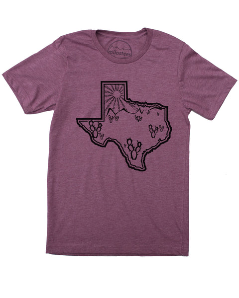 Texas Shirt | Cactus and Desert Illustration | Hand Screen Print on Soft 50/50 Threads | Elevate the Day!